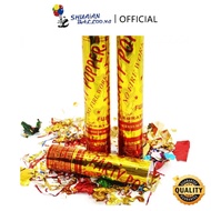 SHUAIAN Party Popper Ulang Tahun Confetti Pesta Pernikahan Petasan Pesta Semburan Kertas Warna Warni