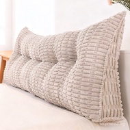 0E5M Triangular headboard cushion, bedroom tatami bed lumbar support pillow, bay window sofa cushion