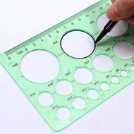 Drawing Model Ruler model, multi-purpose drawing model, oval ruler, Construction model, large round 