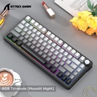 ATTACK SHARK | ATTACK SHARK X85 & X85Pro Wireless Mechanical Gaming Keyboard 75% Layout Hot Swappabl