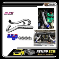 FLEX Aluminium Turbo Intercooler Hose Pipe Piping Isuzu Dmax Mitsubishi Triton