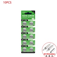 AG10 Button Cell LR1130 389A 189 389 SR54 LR54 L1131 1.55V Alkaline  Watch Toy Remote Control Calcul