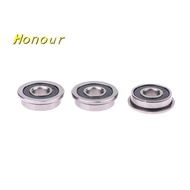 [Honour-t] 10Pcs F695-2 Stainless Steel Bearing Flanged Miniature Deep Groove Ball Bearings F695  Ba