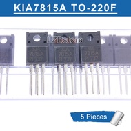 5ชิ้น TO-220F KIA7815A KIA 7815A KIA7815API TO220F 15V ตัวควบคุมใหม่ IC ดั้งเดิม