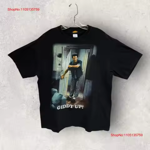 Vintage 90 s Seinfeld Kramer Giddy Up T Shirt Size Large 23 x29 5 vintage Washed fashion Comfortable