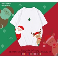 KATUN SANTA CLAUS DEER CHRISTMAS T-SHIRT NEWEST SANTA CHRISTMAS EDITION COTTON T-SHIRT
