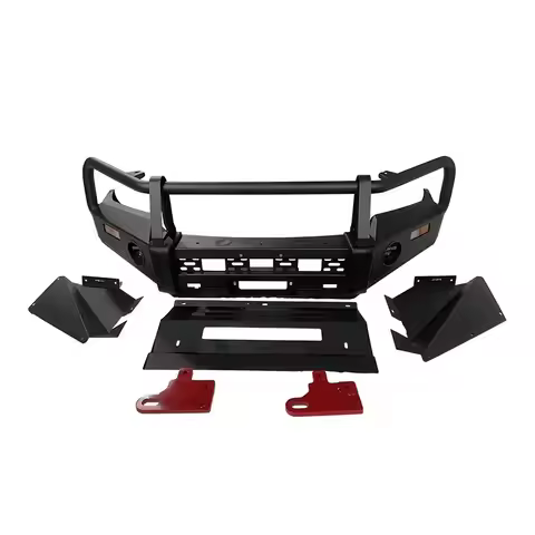 Black Steel 4x4 Pickup Front Bumper Crash Bull Bar for Toyota Hilux Leivo Wrangler Ford F150 Ranger 