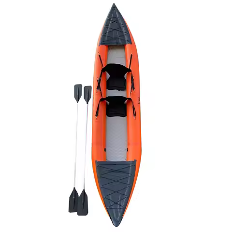 Inflatable Kayak Dugout Canoe With Paddles 2 Person for Sale