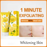 Face Exfoliating Gel Lemon flavor Eksfoliasi Wajah Blackhead Cleanser Lemon Exfoliating Whitening Ge