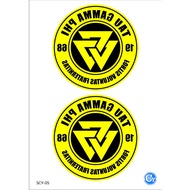 TAU GAMMA PHI/ALPHA KAPPA RHO Tattoo Sticker Waterproof Long Lasting Temporary Tattoo