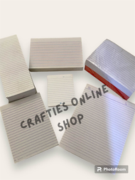Writing Pad Paper for School Intermediate Pad/ 1 Whole | 1/2 lengthwise | 1/4 Quiz Paper | 1/2 Cross