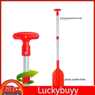 Luckybuyy-my lyrlody Telescopic Canoe Paddle  53 108.5cm Adjustable Plastic Red Aluminum Alloy Boat 