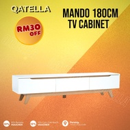 Qatella SNOWY/MAMBA 180cm TV Cabinet TV Cabinet 6FT 6 Feet TV Rack/ Almari TV Rak TV Kabinet 1.8m