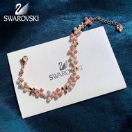 100% Original Swarovski Elderflower Flower Fashion Bracelet Women's Rose Gold Bracelet Birthday Gift