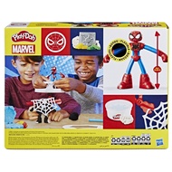ชุดของเล่น Play-Doh Marvel Spider-Man Launch & Slice Battle ของเล่นสำหรับเด็ก (#48396)