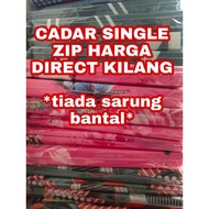 ✐CADAR SINGLE ZIP/SINGLE ZIPPED BEDSHEET