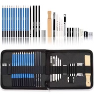 32/40/50/71pcs Drawing Sketch Set Professional Art Set Sketch Pencils Eraser Graffiti Portable