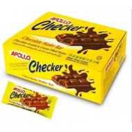 Terbagus APOLLO CHECKER WAFER BAR CHOCOLATE Berat Bersih 18gr