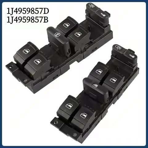 1J4959857D 1J4959857B Window Panel Master Control Switch For VW Passat B5 Golf 4 Jetta MK4 Seat Tole