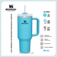 STANLEY ADVENTURE QUENCHER H2.0 TUMBLER 40 OZ SKY BLUE LARGE CAPACITY STAINLESS STEEL BOTTLE สแตนลีย