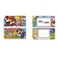 全新Paper Mario New Nintendo 3DS 保護貼 有趣貼紙 全包主機4面