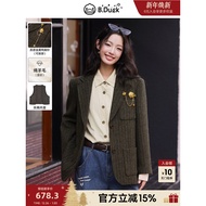 B.Duck Little Yellow Duck Winter Wool Jacket for Women