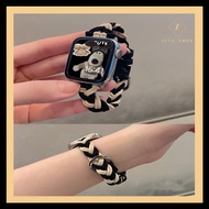 Nylon Strap For i Watch UItra 8 7  Braided Rope Bracelet Band For iWatch Series 42mm 40mm 38mm Corre