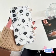 Cute Flowers Flip Book Phone Case For Samsung Galaxy A16 A36 A56 A06 A05s F05 M05 S24 S23 S22 S21 S2