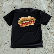 SHRED-BACON & EGG-Cotton1-Breakfast Menu Design Oversized T-Shirt.