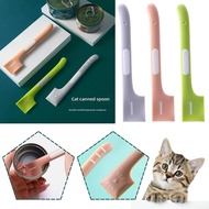 Cat Canning Scoop Dog Wet Food Pet Feeding Stirring Scoop Canning Cat Long Pet Lid Canning V9f0