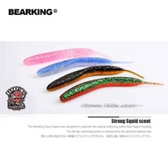 BEARKING 10cm 2.7g 10pcs/bag sexy impact Soft Lures Fishing Artificial Silicone Bass Pike Minnow Swi