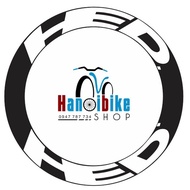 Fixed Gear bicycle rim decal sticker 4cm 7cm HED