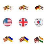 Fashion Creative New Style Hot-Selling National Flag Series Brooch United Kingdom United Kingdom Uni