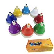 Touch Clock Orff Percussion Instrument Eight-Tone Class Bell Tone Clock 8-Tone Class Clock Hand Pres