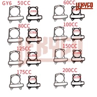 Motorcycle for GY6 CG200 125CC 200CC 50CC 60CC 80CC 100CC Pit Bike Cylinder Head Gasket Kit Set Mope