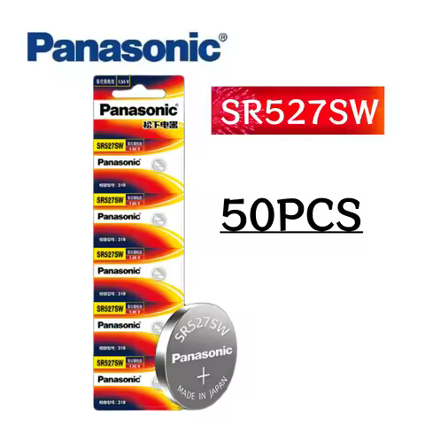 5-50PCS Panasonic SR527SW 319 Watch Battery for Tissot CK Quartz Watch Silver Oxide SR527 SW