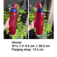 TUPPERWARE BOTOL MINUM UKURAN 1 LITER [TERBARU[TERLARIS[ORIGINAL[ASLI]