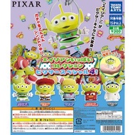 【日版】【In Stock 現貨】Set Of 5〈  T.ARTS – エイリアンいっぱいコレクション　ピクサースペシャル4！ (三眼仔 變裝公仔 P4) 〉〈 4904790053429 〉#扭蛋