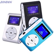 ZENDEN​ MP3 Music Player Fashion Clip Support 32GB TF Card LCD Screen FM Radio
