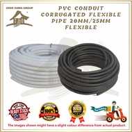 PVC Conduit Corrugated Flexible Pipe 20mm/25mm Flexible