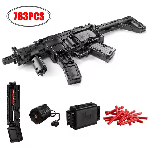 WW2 Military Series Rifle Gun K98 MP5 QBZ95 M4 Desert Eagle Weapon Building Blocks Pistol Machine Ca