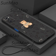 เคส Samsung เคสโทรศัพท์ A03S หมีแฟชั่นเปลือกซิลิโคน TPU นิ่ม