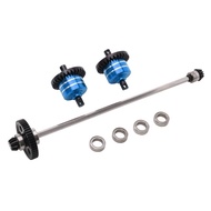 FOR MJX 14211 1/14 SCT Chromium Steel Center Shaft & Differentials Set Front/Rear Upgrade Kit for RC