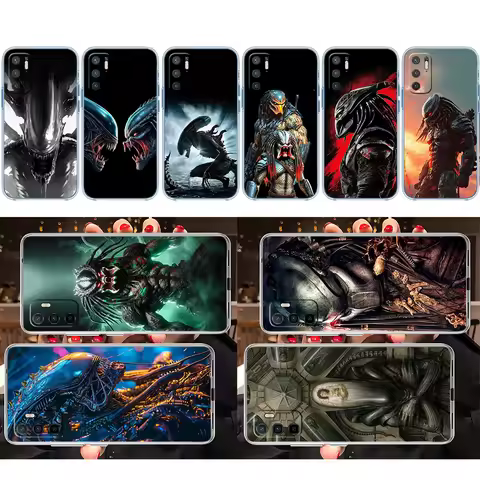 VY4 Aliens vs Predator Xenomorph Case for LG K22 K30 K40 K40S K41 K42 K50 K50S K51 K51S K52 K61 K62 