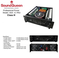 Power Soundqueen HDX 15 PRO Power Amplifier HDX-15P SQ Sound Queen 2 channel