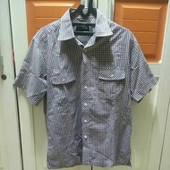 KEMEJA Preloved Arnold Palmer Original Checkered Short Sleeve Shirt Original