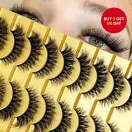 Fluffy Wispy Volume Lashes 8D D Curl– 10 Pairs  for a Glamorous Look