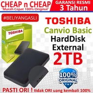 Toshiba Canvio Basic 2TB External Hdd - HD Hard Disk External Hard Disk