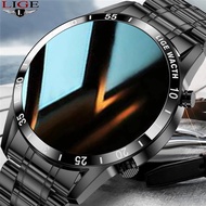 LIGE 2021 New Men Smart Watch Bluetooth Call Watch IP67 Waterproof Sports Fitness Watch For Android IOS Smart Watch