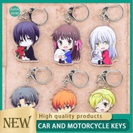 xps Anime Accessories Pendant Souma Kyo Honda Tohru Bag Charm Fruits Basket Keychain Key Chain Acryl